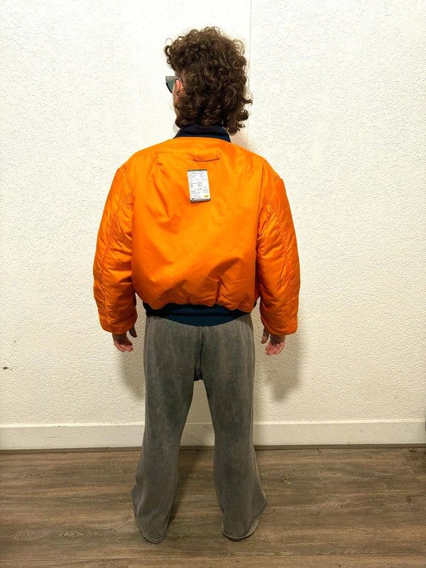 Vintage Alpha Industries Nylon Jacket MA-1 Flyer's Bomber Jacket