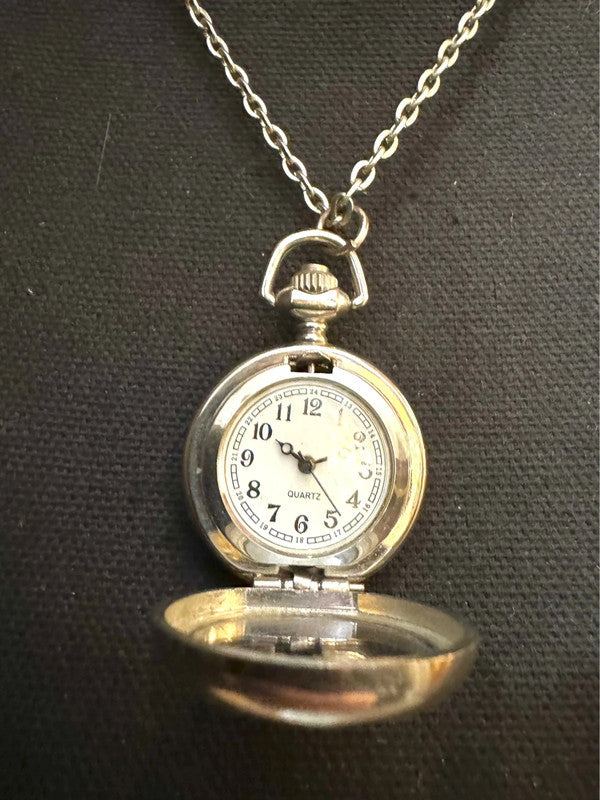 Vintage Pocket Watch Necklace