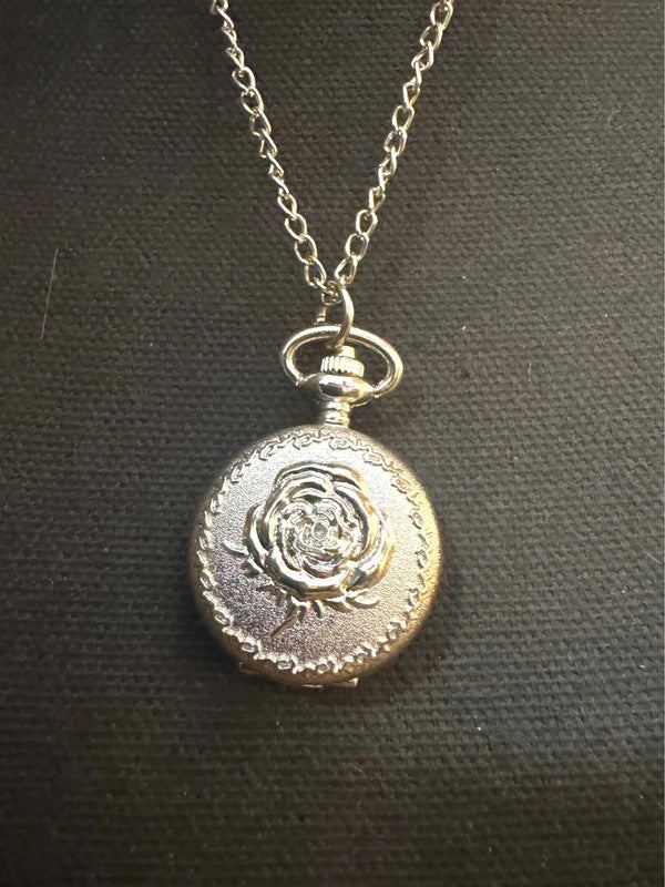 Vintage Pocket Watch Necklace