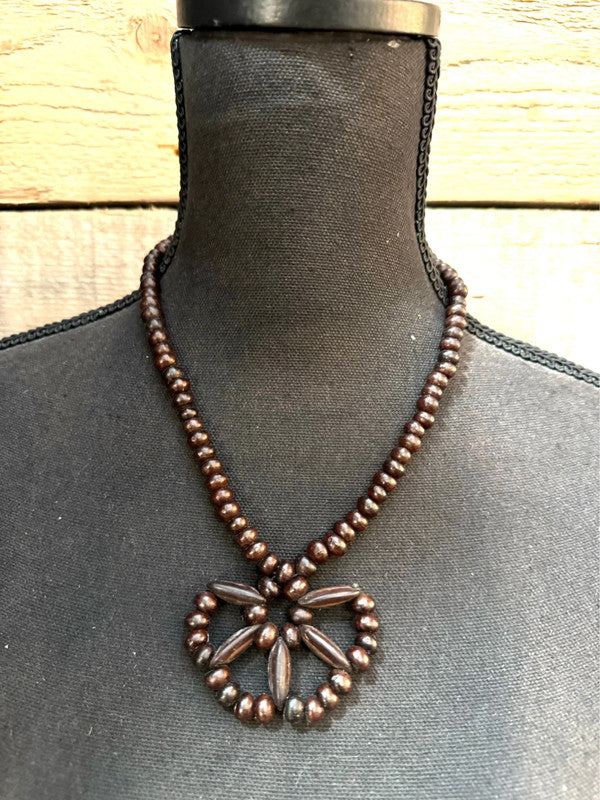 Vintage Wood Necklace