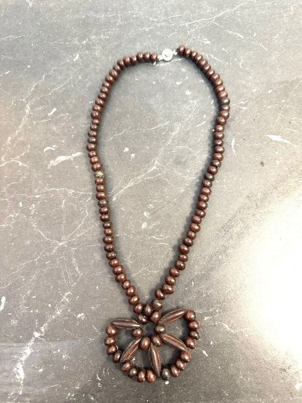 Vintage Wood Necklace