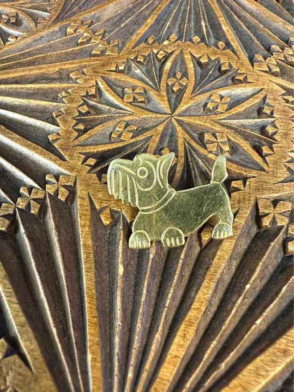 Vintage Dog Brooch