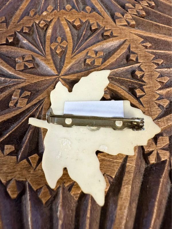 Vintage Leaf Brooch