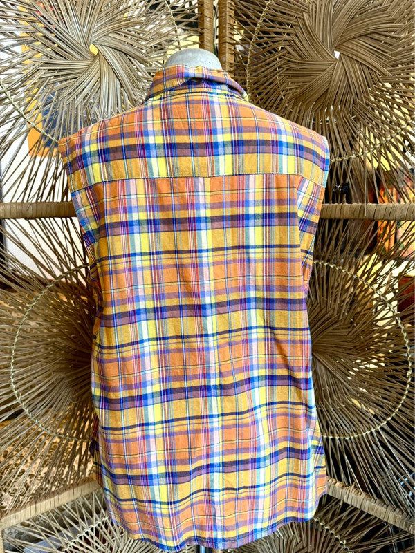 Vintage Plaid Top
