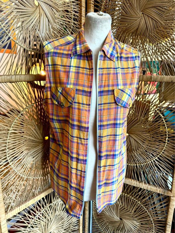 Vintage Plaid Top