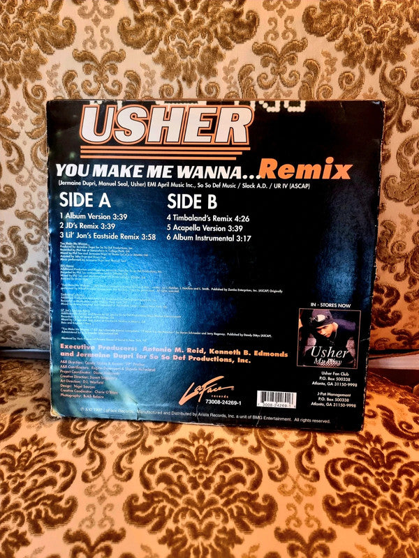 Usher – You Make Me Wanna Remix Vinyl