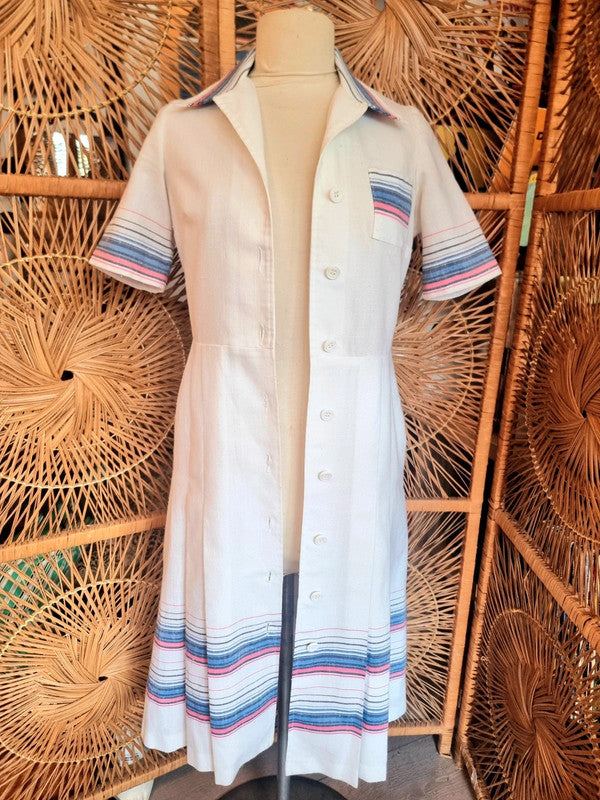 Vintage 80's Trevira Mod Dress