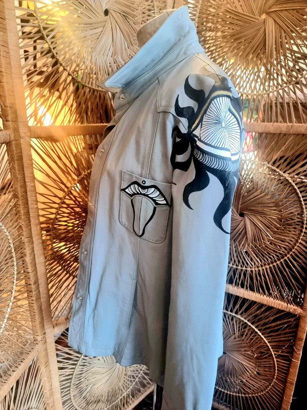 Vintage 70's Hand Painted Jacket