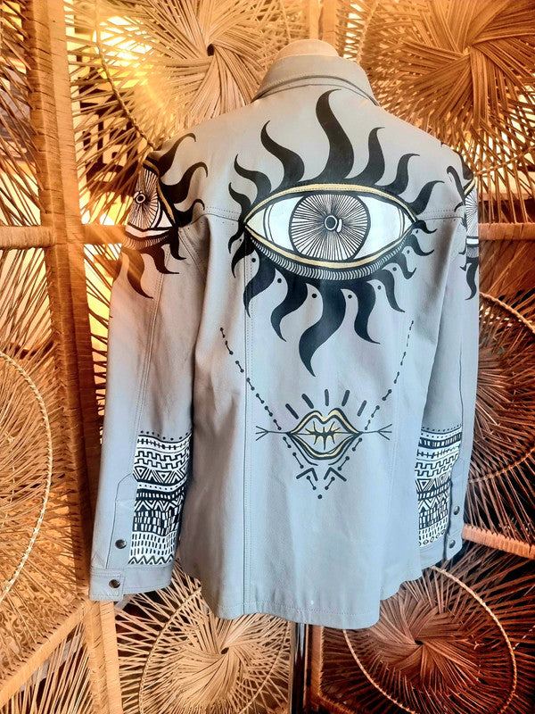 Vintage 70's Hand Painted Jacket