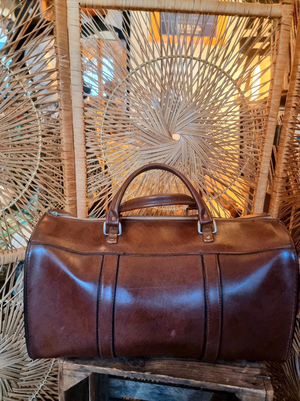 Vintage 60's / 70's Holdall Weekend Bag