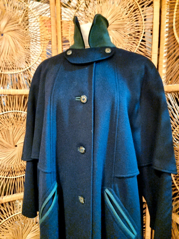 Vintage Lodenfrey Cape Coat