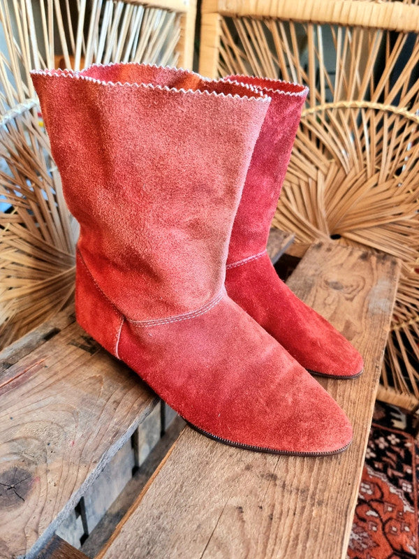 Vintage 80's Ankle Boots