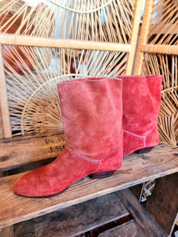 Vintage 80's Ankle Boots