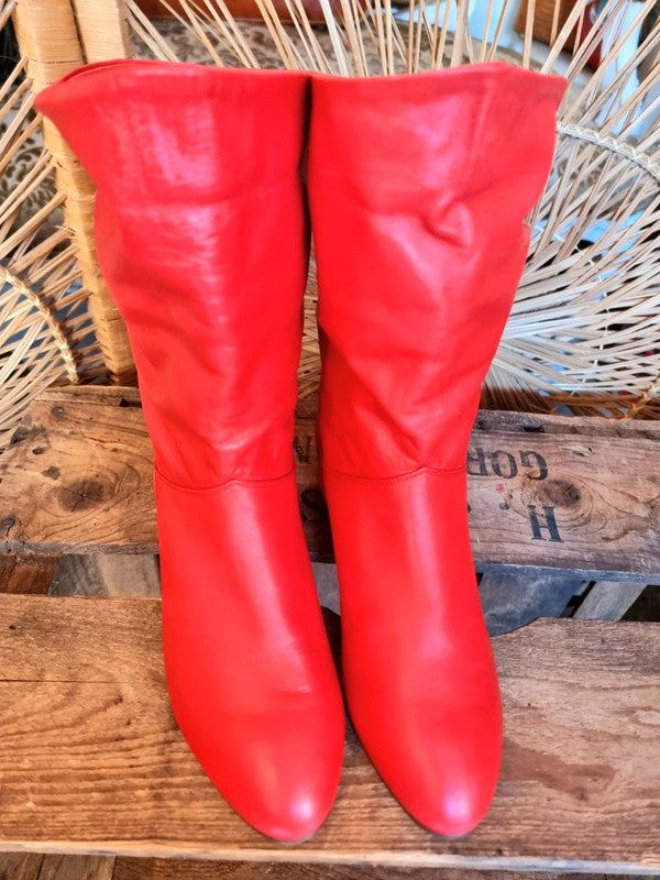 Vintage 80's Ankle Boots