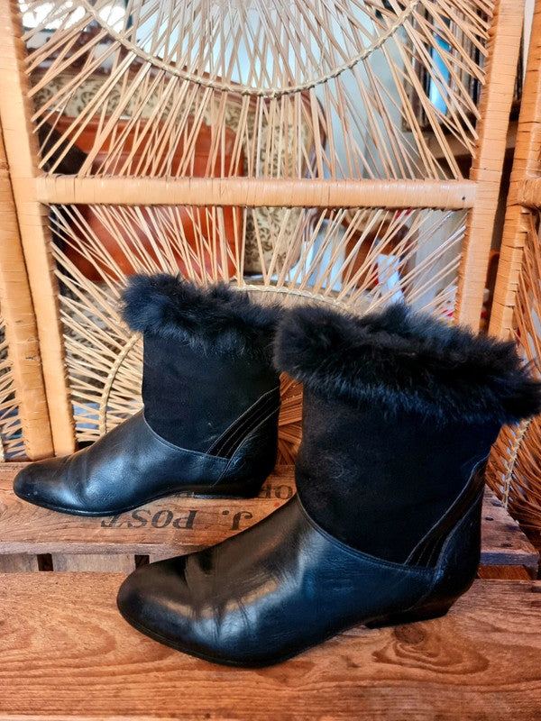 Vintage 80's Ankle Boots