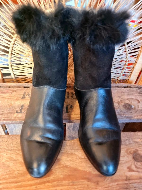 Vintage 80's Ankle Boots