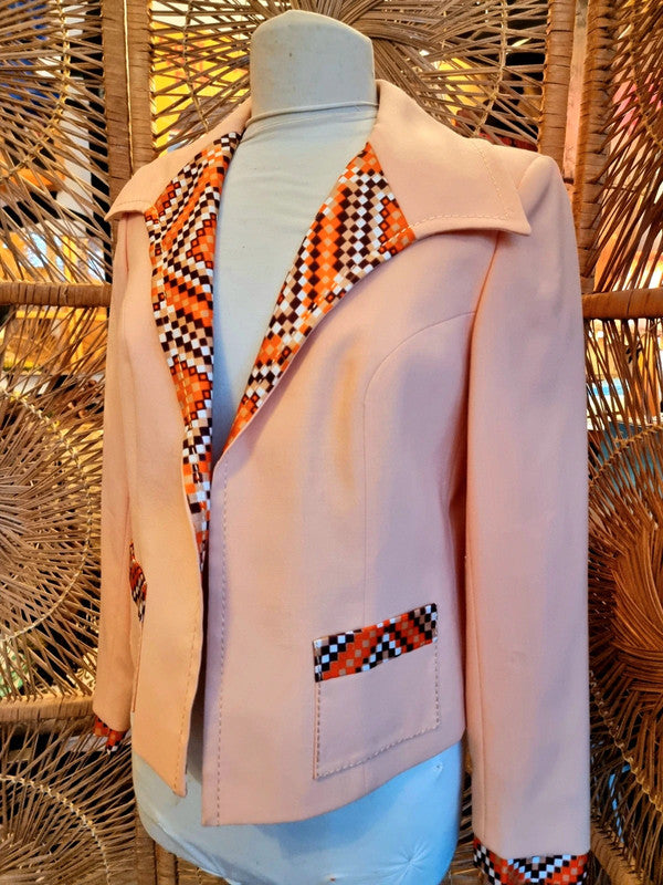 Vintage 50's Weinberg Peach Wool Jacket