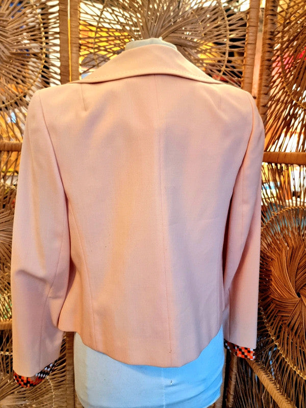 Vintage 50's Weinberg Peach Wool Jacket