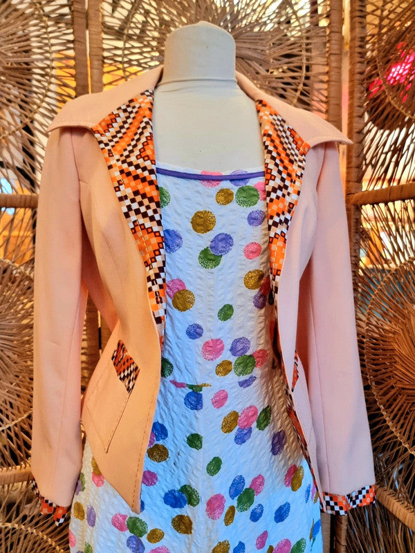 Vintage 50's Weinberg Peach Wool Jacket