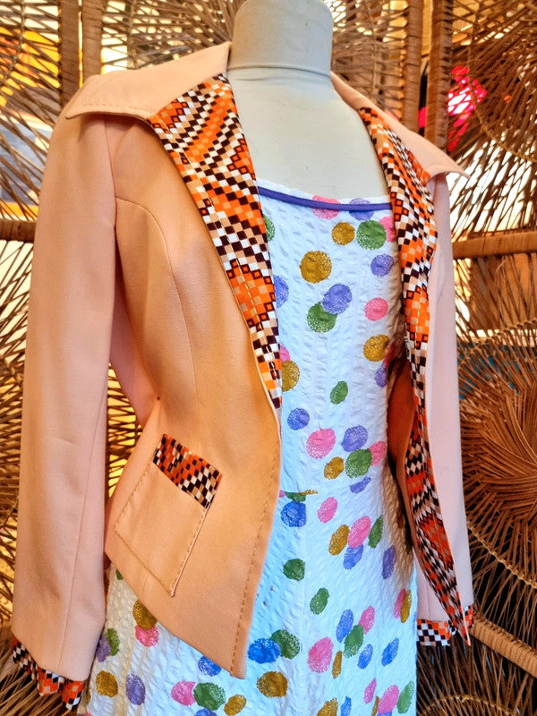 Vintage 50's Weinberg Peach Wool Jacket