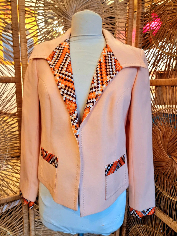 Vintage 50's Weinberg Peach Wool Jacket