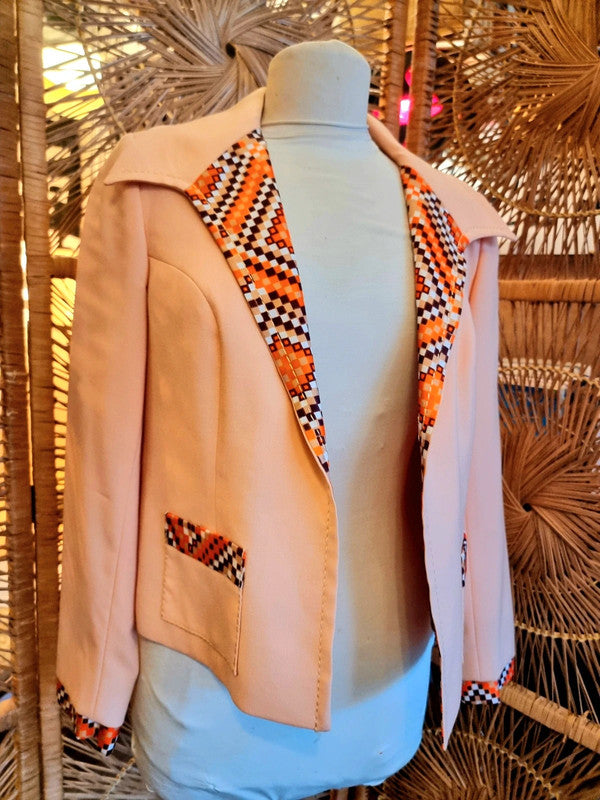 Vintage 50's Weinberg Peach Wool Jacket