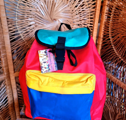 Vintage 80's Colorblock Backpack