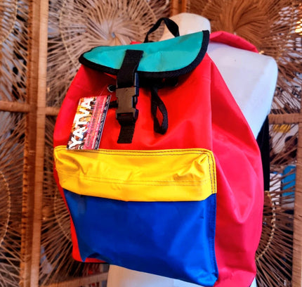 Vintage 80's Colorblock Backpack