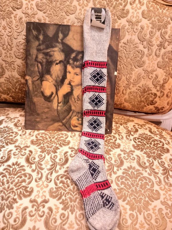 Vintage Deadstock 70's / 80's Knee Length Sock