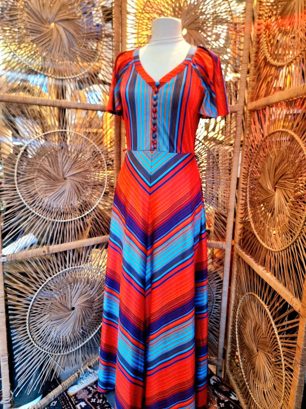 Vintage Betty Barclay 70's Maxi Dress