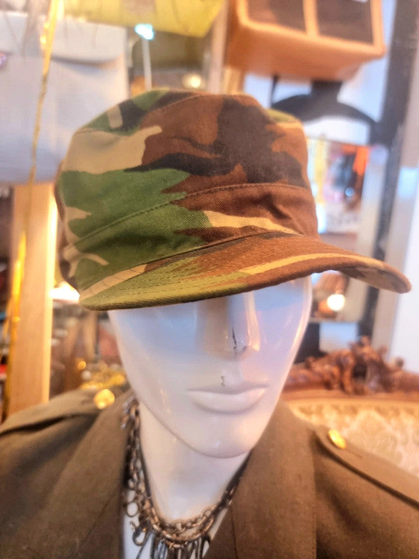 Vintage Army Camo Cap Field Hat