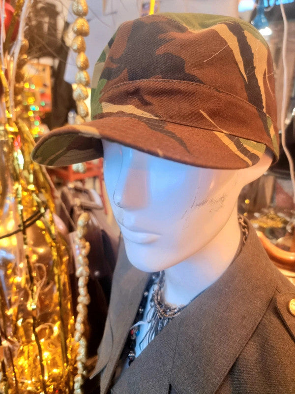 Vintage Army Camo Cap Field Hat