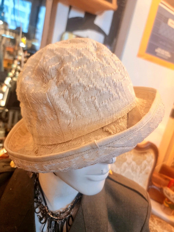 Vintage 80's Linen Hat