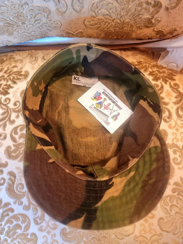 Vintage Hassing-Amersfoort, KL Dutch Army Camo, Cap Field Hat