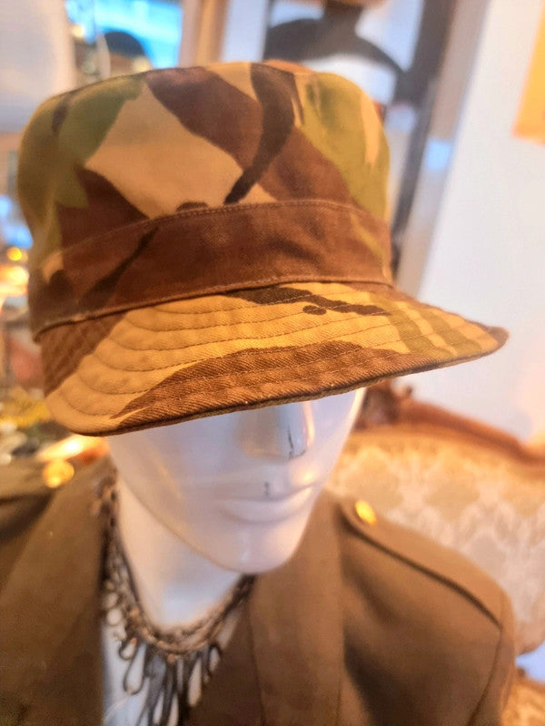 Vintage Hassing-Amersfoort, KL Dutch Army Camo, Cap Field Hat