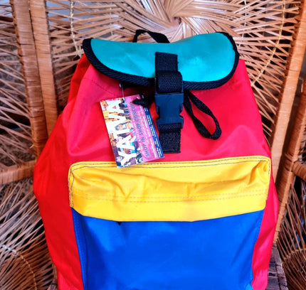 Vintage 80's Colorblock Backpack