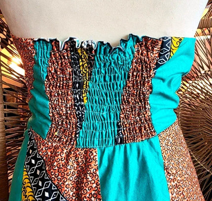 Brand New Yatva M.I.A Vintage 1950's Inspired Vlisco Print Dress