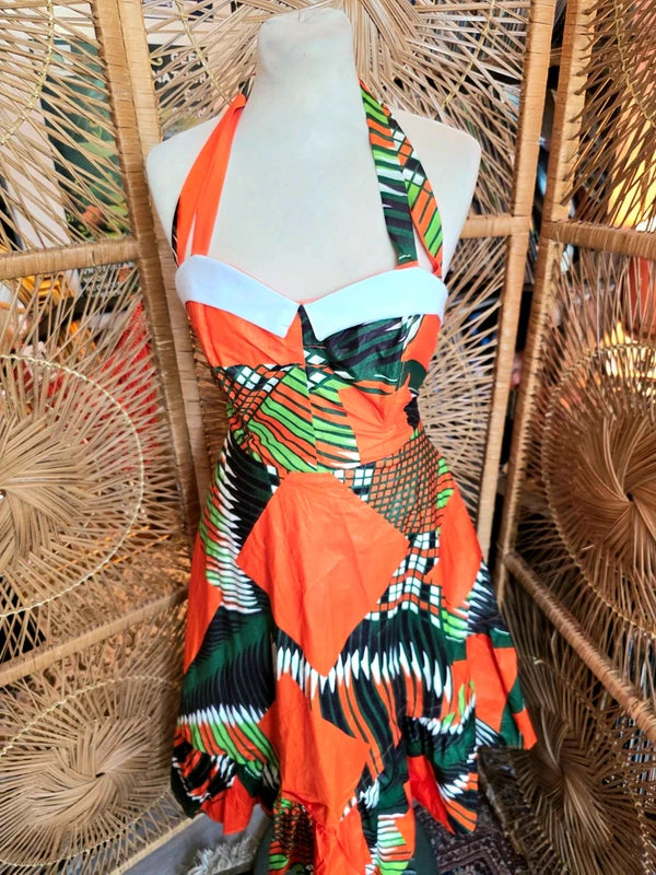 Brand New 1950's Inspired Ankara Dress