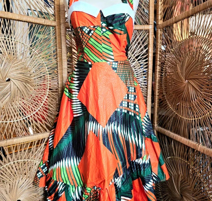 Brand New 1950's Inspired Ankara Dress