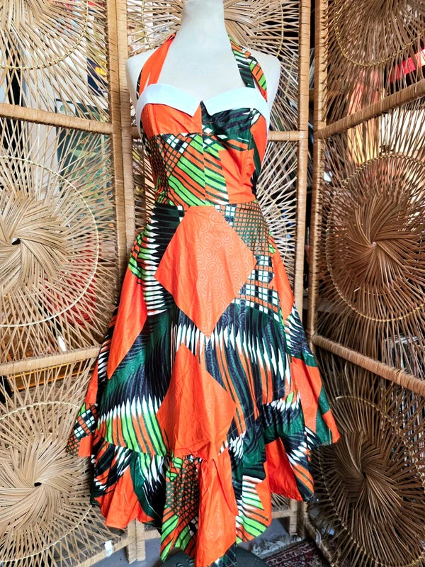 Brand New 1950's Inspired Ankara Dress