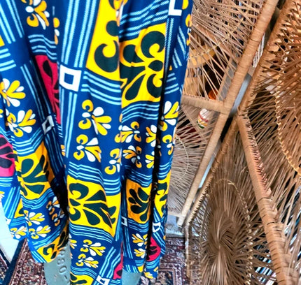 Brand New Vlisco Ankara Patchwork Print Dress