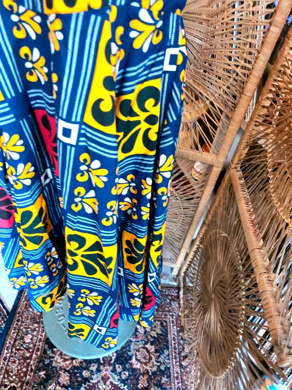 Brand New Vlisco Ankara Patchwork Print Dress