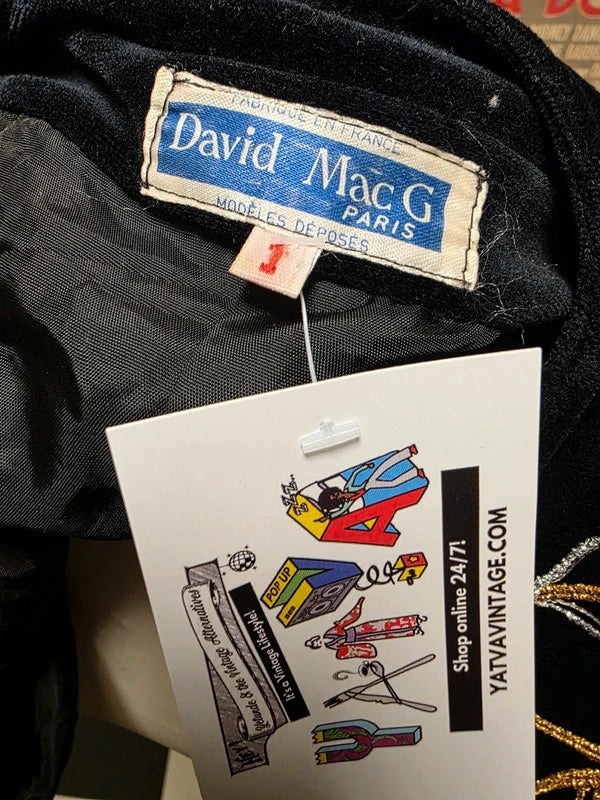 Vintage 80's David Mac G Paris Jacket