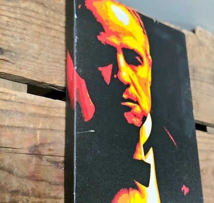9675: Retro Marlo Brando Pop Art Style Canvas
