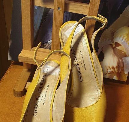 1980´s Charles Jourdan Paris Slingback Shoes - Yatva