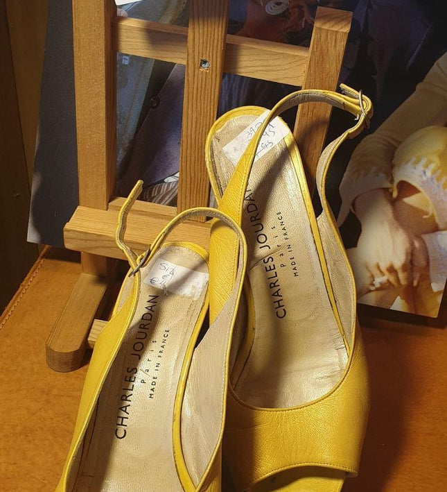 1980´s Charles Jourdan Paris Slingback Shoes - Yatva