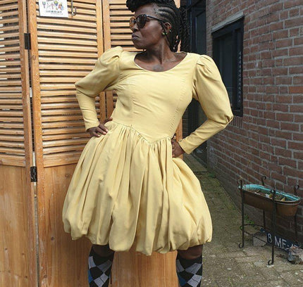 1980's Vintage Dress by Miguel Maicus Paris - Yatva