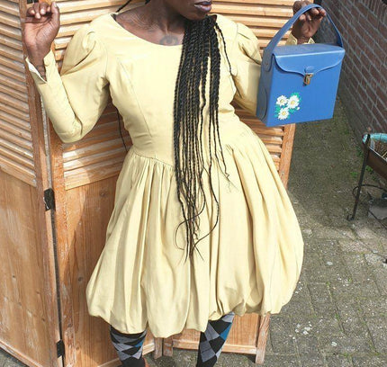 1980's Vintage Dress by Miguel Maicus Paris - Yatva