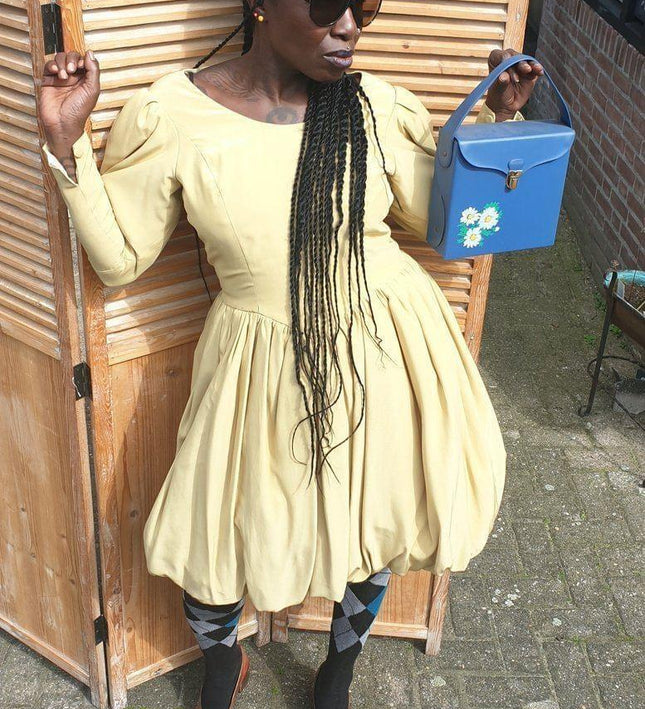 1980's Vintage Dress by Miguel Maicus Paris - Yatva