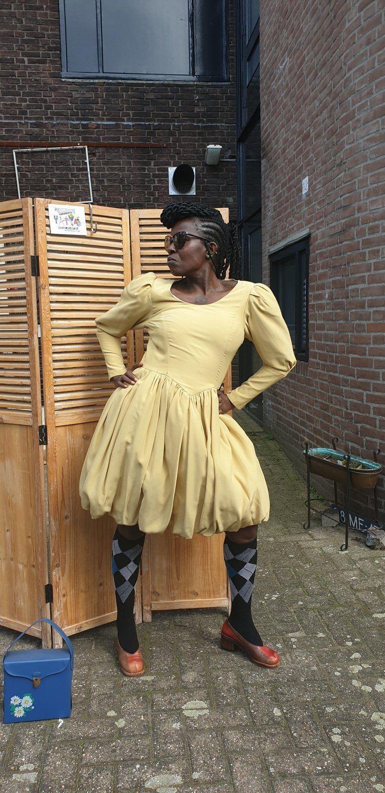 1980's Vintage Dress by Miguel Maicus Paris